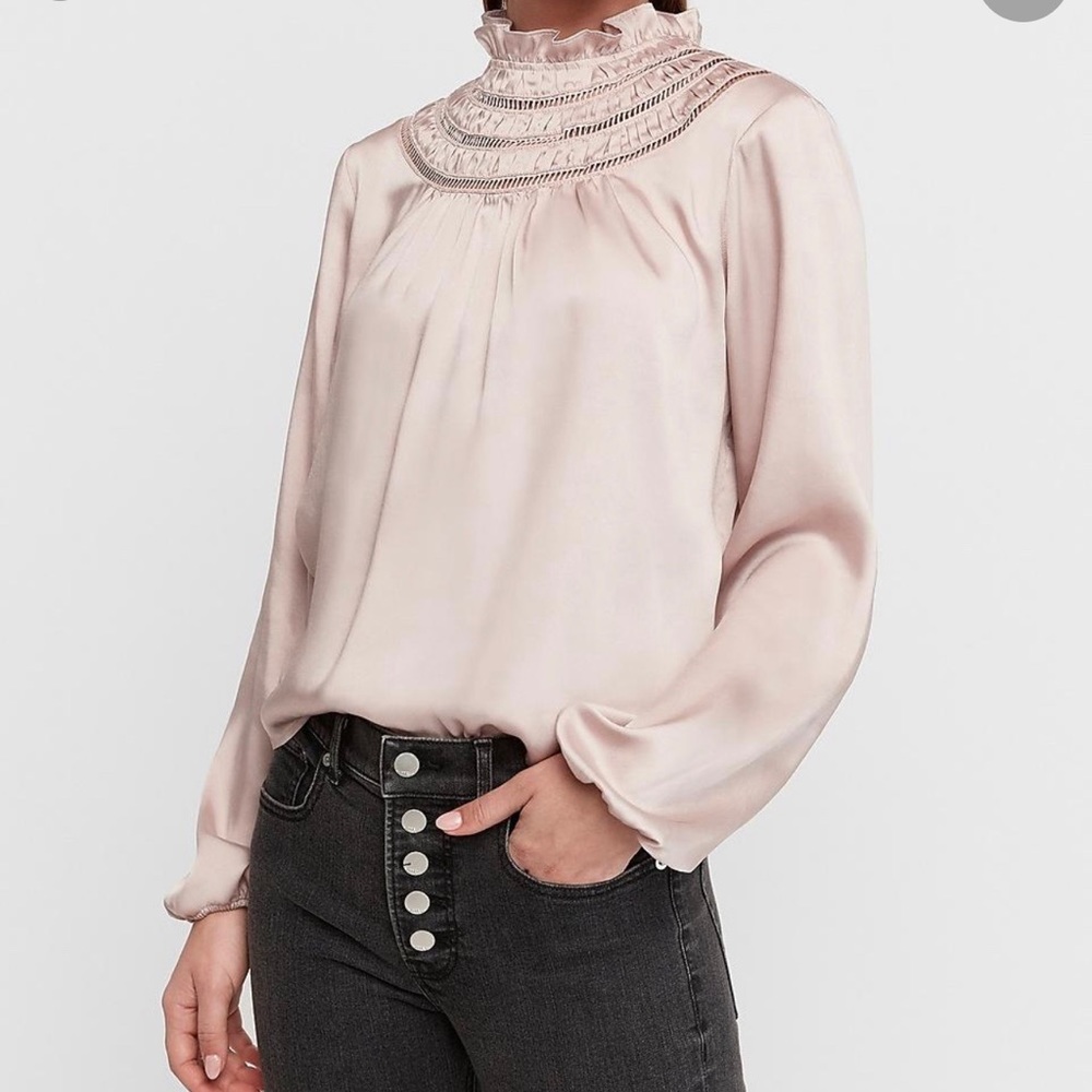 Ladies Express satin blouse